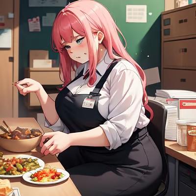 Sad Fat Girlfriend