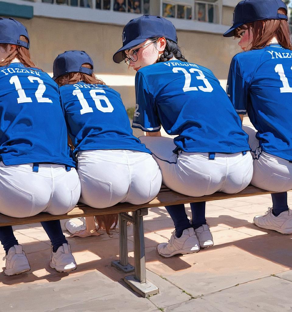 Girls' baseball team