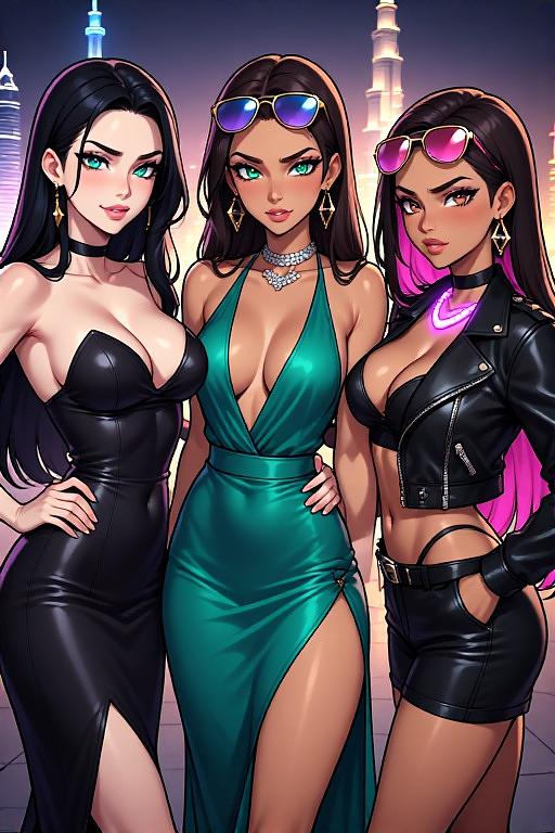 The Dubai Pursuit Trio