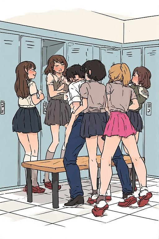 School Locker Room