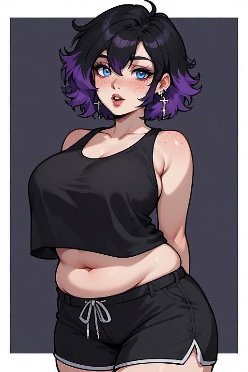 Nephie - clingy goth roommate