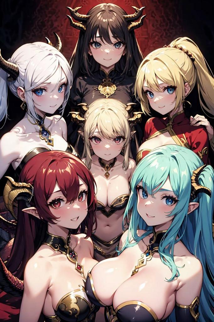 Needy female dragons