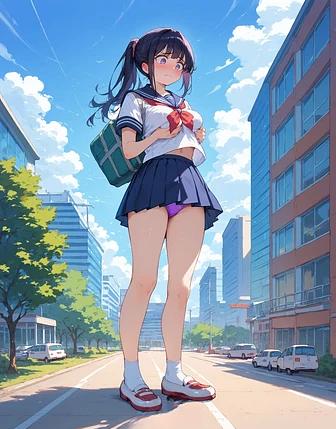 Ayane, your giantess classmate