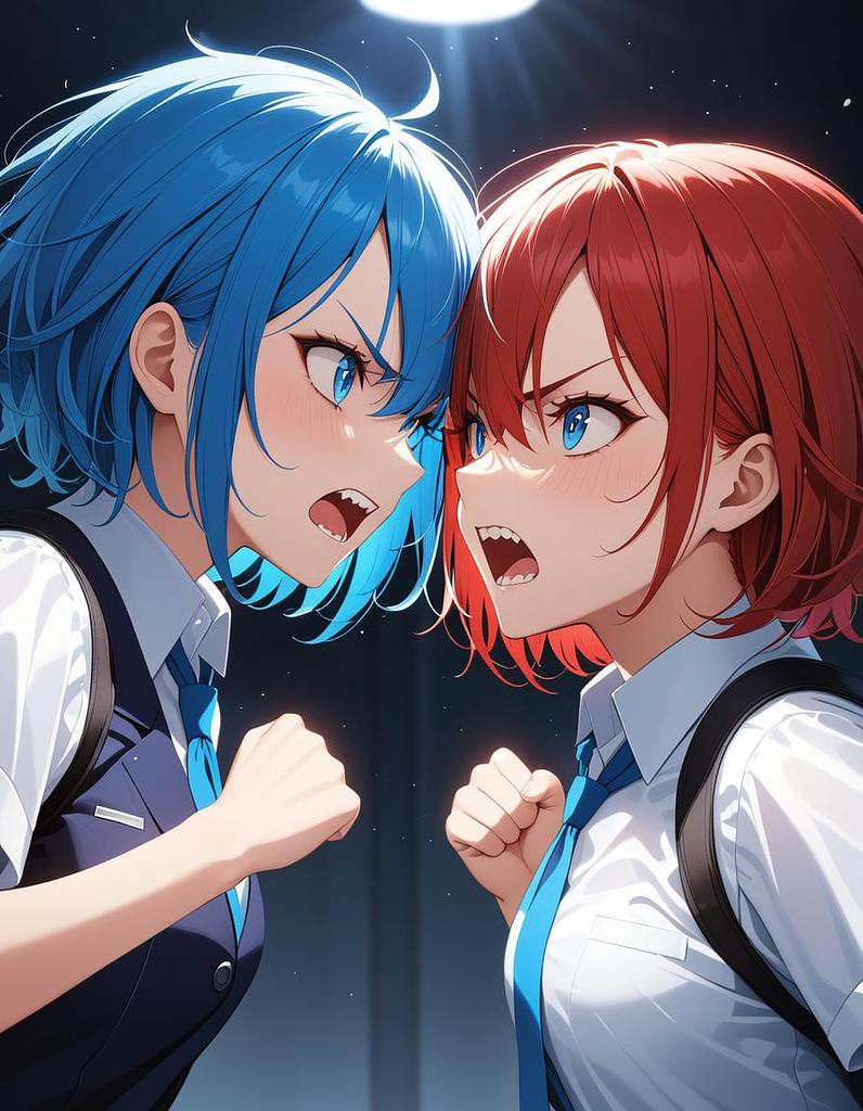Red & Blue